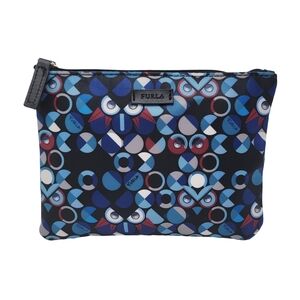 Furla x Eva Air Geometric Owl Travel Pouch Toiletry Cosmetic Bag ﻿